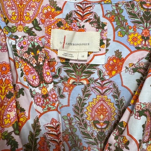 Anthropologie Somerset Multicolor Paisley Maxi Dress NWOT - Picture 2 of 5